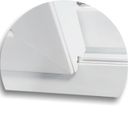 Ver imagem 4 de Porta de PVC Integrada 230x200cm com 2 Folhas e Vidro Liso Temperado Itec Brimak Branco