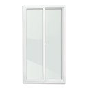 Ver imagem 5 de Porta de PVC de Correr 210x120cm com 2 Folhas e Vidro Liso Temperado Itec Brimak Branco