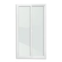 Ver imagem 5 de Porta de PVC de Correr 210x150cm com 2 Folhas e Vidro Liso Temperado ITEC Brimak