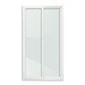 Porta de PVC de Correr 210x150cm com 2 Folhas e Vidro Liso Temperado ITEC Brimak - 5
