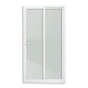 Ver imagem 5 de Porta de PVC de Correr 210x150cm com 2 Folhas e Vidro Liso Temperado com Cremona ITEC Brimak