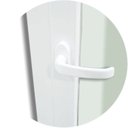 Ver imagem 3 de Porta de PVC de Correr 210x150cm com 2 Folhas e Vidro Liso Temperado com Cremona ITEC Brimak