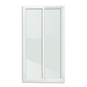 Ver imagem 5 de Porta de PVC de Correr 210x180cm com 2 Folhas e Vidro Liso Temperado Itec Brimak Branco