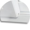 Ver imagem 3 de Porta de PVC de Correr 210x200cm com 2 Folhas e Vidro Liso Temperado com Cremona ITEC Brimak