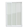 Porta de PVC de Correr 210x200cm com 3 Folhas e Vidro Liso Temperado com Cremona ITEC Brimak - 6