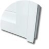Porta de PVC de Correr 210x200cm com 3 Folhas e Vidro Liso Temperado com Cremona ITEC Brimak - 4