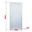 Ver imagem 7 de Porta de PVC Palheta 216x70cm Itec Brimak Abertura Esquerda Branco