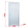 Porta de PVC Palheta 216x70cm ITEC Brimak - 7