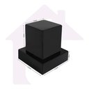 Ver imagem 2 de Kit 04 Acabamento Quadrado Abs 1/2, 3/4 Padrão Deca Preto