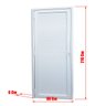 Porta de PVC Palheta 216x90cm ITEC Brimak - 6