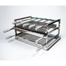 Grill Manual 5 Espetos Em Inox 430 Com Grelha Argentina - 1