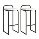 Ver imagem 2 de Kit 2 Banquetas Cozinha Altas Bancada Bar Area Gourmet Mila:Branco