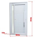 Ver imagem 6 de Porta de PVC Pivotante 216x100cm Visione TECPLUS100 Brimak Abertura Direita Branco