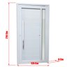 Porta de PVC Pivotante 216x120cm Visione Tecplus100 Brimak - 6