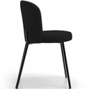 Ver imagem 6 de Kit 4 Cadeiras Sala de Jantar Estofada Gavi L02 Suede Preto - Lyam Decor