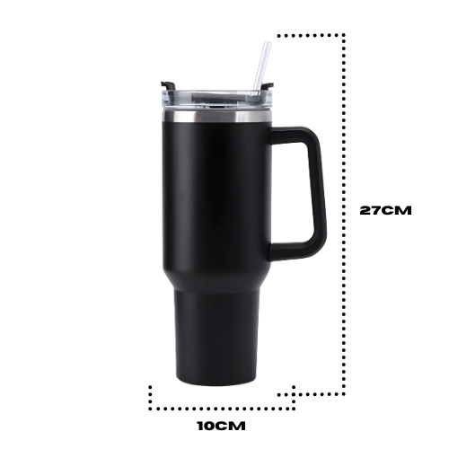 Copo Térmico Grande 1200 Ml Canudo Parede Dupla - 8