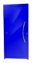 Ver imagem 1 de Porta Alumínio Lambril Savana c/Puxador D.Azul 90 Brimak