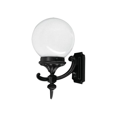 Arandela Aluminium Preto 1e27 35cm 1913/10