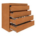 Ver imagem 4 de Cômoda com 4 Gavetas 91cm Multimóveis CR35475 Cinamomo