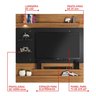 Painel para TV até 60 Polegadas com LED 5 Prateleiras NT 1010 Notável Móveis - 3