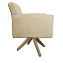 Ver imagem 5 de Poltrona Base Giratória de Madeira Lauren Maranata Estofados