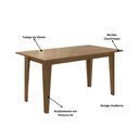 Ver imagem 4 de Mesa de Jantar Liz 6 Lugares com Cadeira Linea