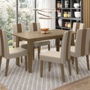 Ver imagem 2 de Mesa de Jantar Liz 6 Lugares com Cadeira Linea