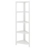 Estante de Canto Zoe em Madeira Maciça Cor Branco 5 Níveis - 1