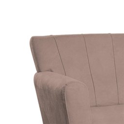 Poltrona Base Giratória de Madeira Lauren Maranata Estofados - 6