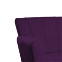 Ver imagem 6 de Poltrona Base Giratória de Madeira Lauren Maranata Estofados