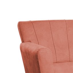 Poltrona Base Giratória de Madeira Lauren Maranata Estofados - 6