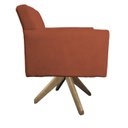 Ver imagem 5 de Poltrona Base Giratória de Madeira Lauren Maranata Estofados