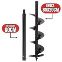 Ver imagem 1 de Broca Perfurador de Solo com Alongador 60cm para Perfuração