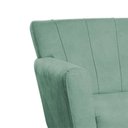 Ver imagem 6 de Poltrona Base Giratória de Metal Lauren Maranata Esfofados