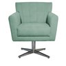 Poltrona Base Giratória de Metal Lauren Maranata Esfofados - 2