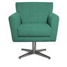 Poltrona Base Giratória de Metal Lauren Maranata Esfofados - 2