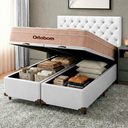 Ver imagem 5 de Cama + Bau Blindado e Colchão Ortobom Molas Ensacadas Casal - Airtech + Cabeceira