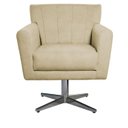 Ver imagem 2 de Poltrona Base Giratória de Metal Lauren Maranata Esfofados