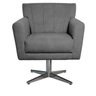Poltrona Base Giratória de Metal Lauren Maranata Esfofados - 2