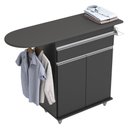 Ver imagem 3 de Tábua De Passar Com Balcão 2 Portas 1 Gaveta Larissa Preto