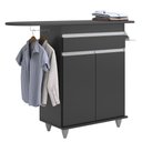 Ver imagem 1 de Tábua De Passar Com Balcão 2 Portas 1 Gaveta Larissa Preto