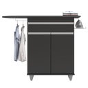 Ver imagem 2 de Tábua De Passar Com Balcão 2 Portas 1 Gaveta Larissa Preto