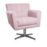 Poltrona Base Giratória de Metal Lauren Maranata Esfofados - 4