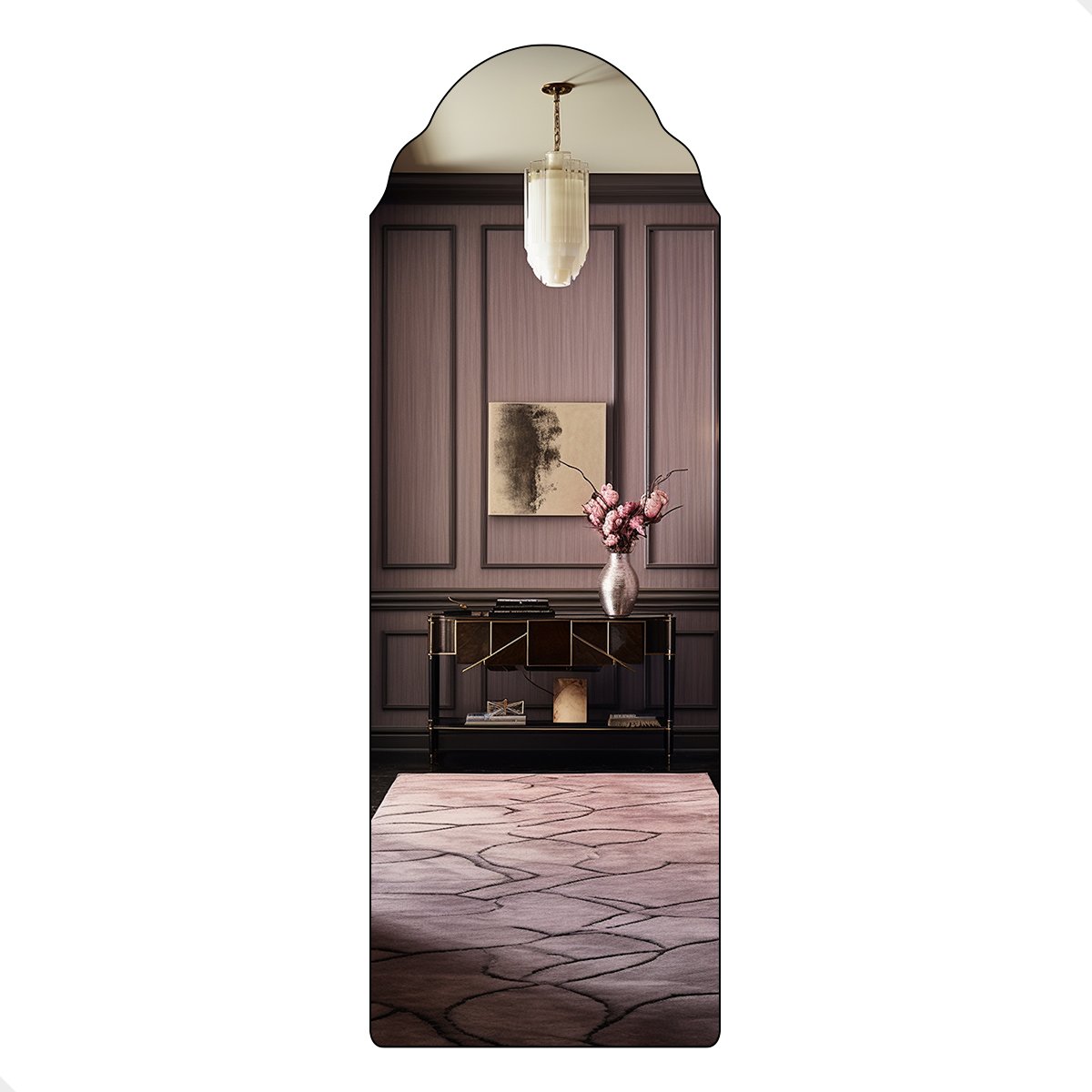 Espelho do Pinterest Moderno Grande 70x170cm - Mod. Marrocos Preto - 2