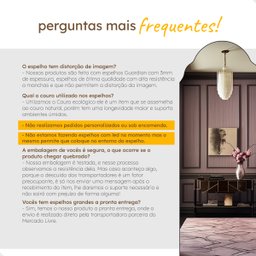 Espelho do Pinterest Moderno Grande 70x170cm - Mod. Marrocos Preto - 9