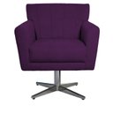 Ver imagem 2 de Poltrona Base Giratória de Metal Lauren Maranata Esfofados