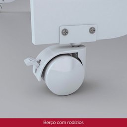 Berço Mini Cama Henn Pão de Mel Branco I11-10 - 9