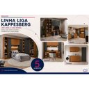 Ver mais imagens de Quarto Modulado Casal 10 Peças Liga QM41 Grafite Kappesberg