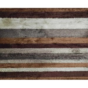 Tapete Forração Forro Apolo Pelo Macio Ambiente 2,00x3,00 Capucino Listrado