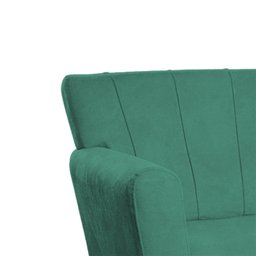 Poltrona Base Giratória de Madeira Lauren Maranata Estofados - 6 Poltrona Base Giratória de Madeira Lauren Maranata Estofados - 6